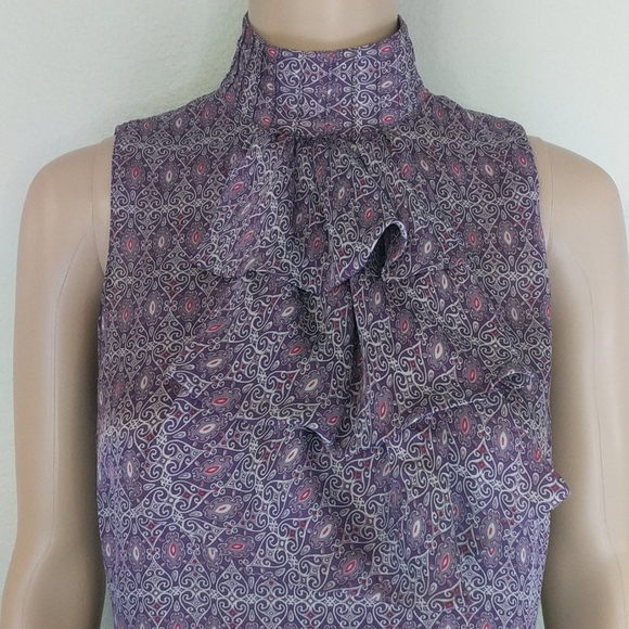 [Original Penguin] Ruffle Front Mock Turtleneck XS - Picture 2 of 7